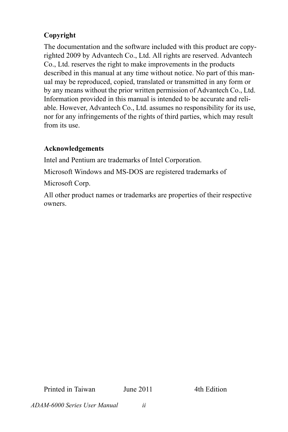 B&B Electronics ADAM-6066 - Manual User Manual | Page 2 / 272