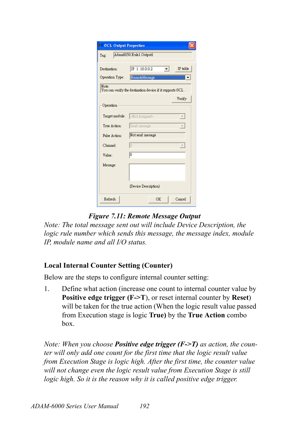 Figure 7.11: remote message output, Figure 7.11:remote message output | B&B Electronics ADAM-6066 - Manual User Manual | Page 202 / 272