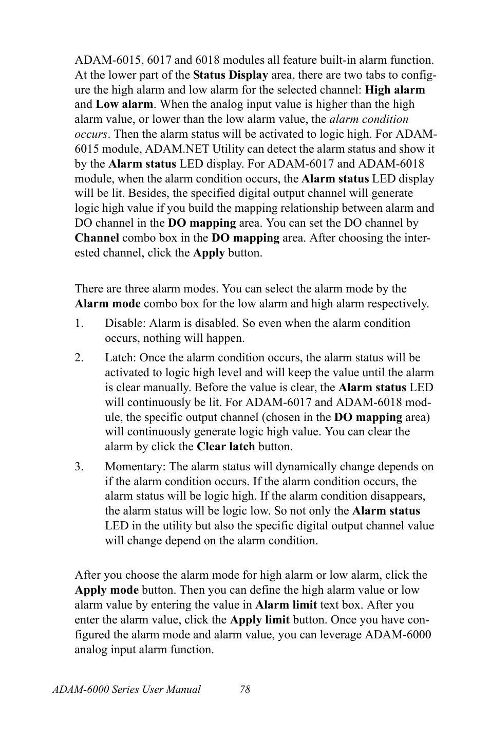 B&B Electronics ADAM-6066 - Manual User Manual | Page 88 / 272