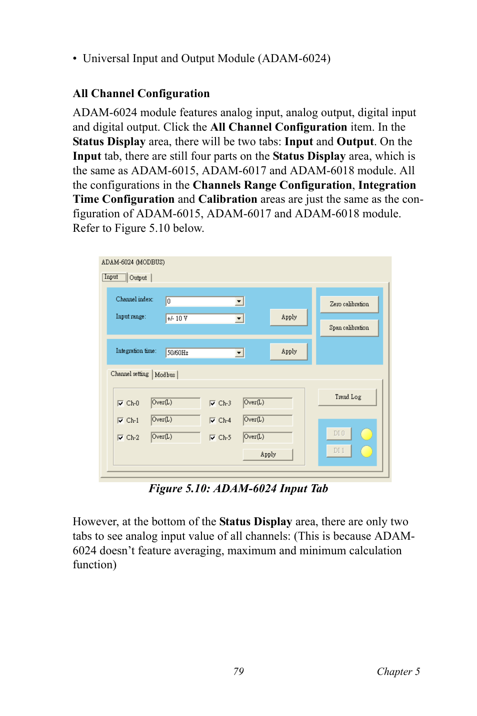 Figure 5.10: adam-6024 input tab, Figure 5.10:adam-6024 input tab | B&B Electronics ADAM-6066 - Manual User Manual | Page 89 / 272