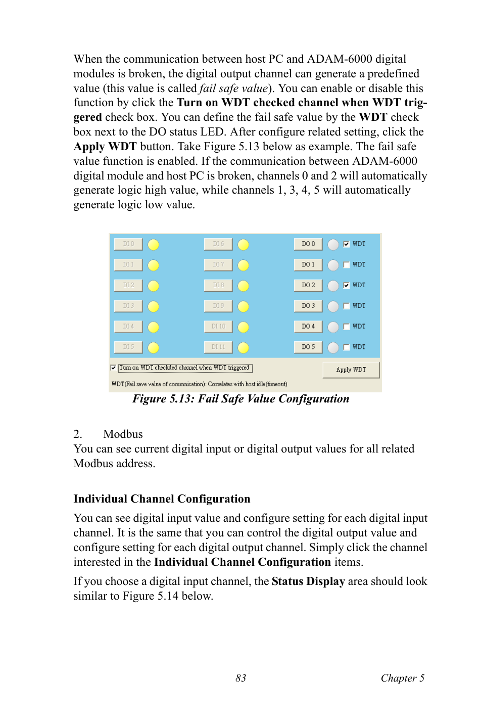 Figure 5.13: fail safe value configuration, Figure 5.13:fail safe value configuration | B&B Electronics ADAM-6066 - Manual User Manual | Page 93 / 272
