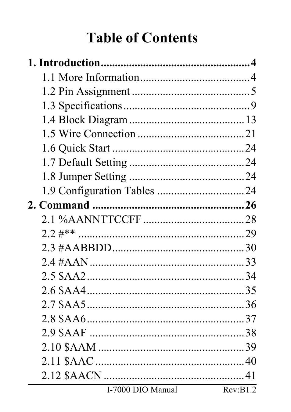 B&B Electronics I-7060 - Manual User Manual | Page 2 / 64