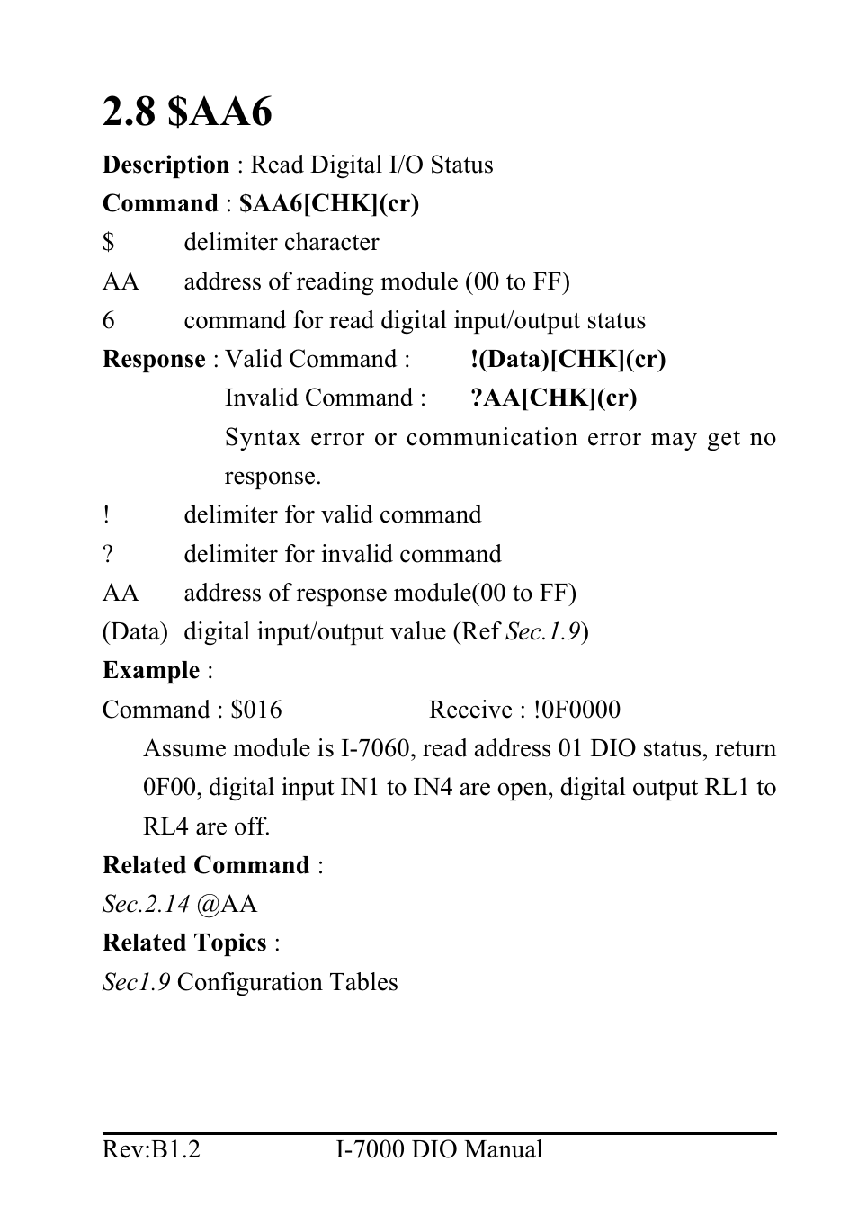 8 $aa6 | B&B Electronics I-7060 - Manual User Manual | Page 37 / 64