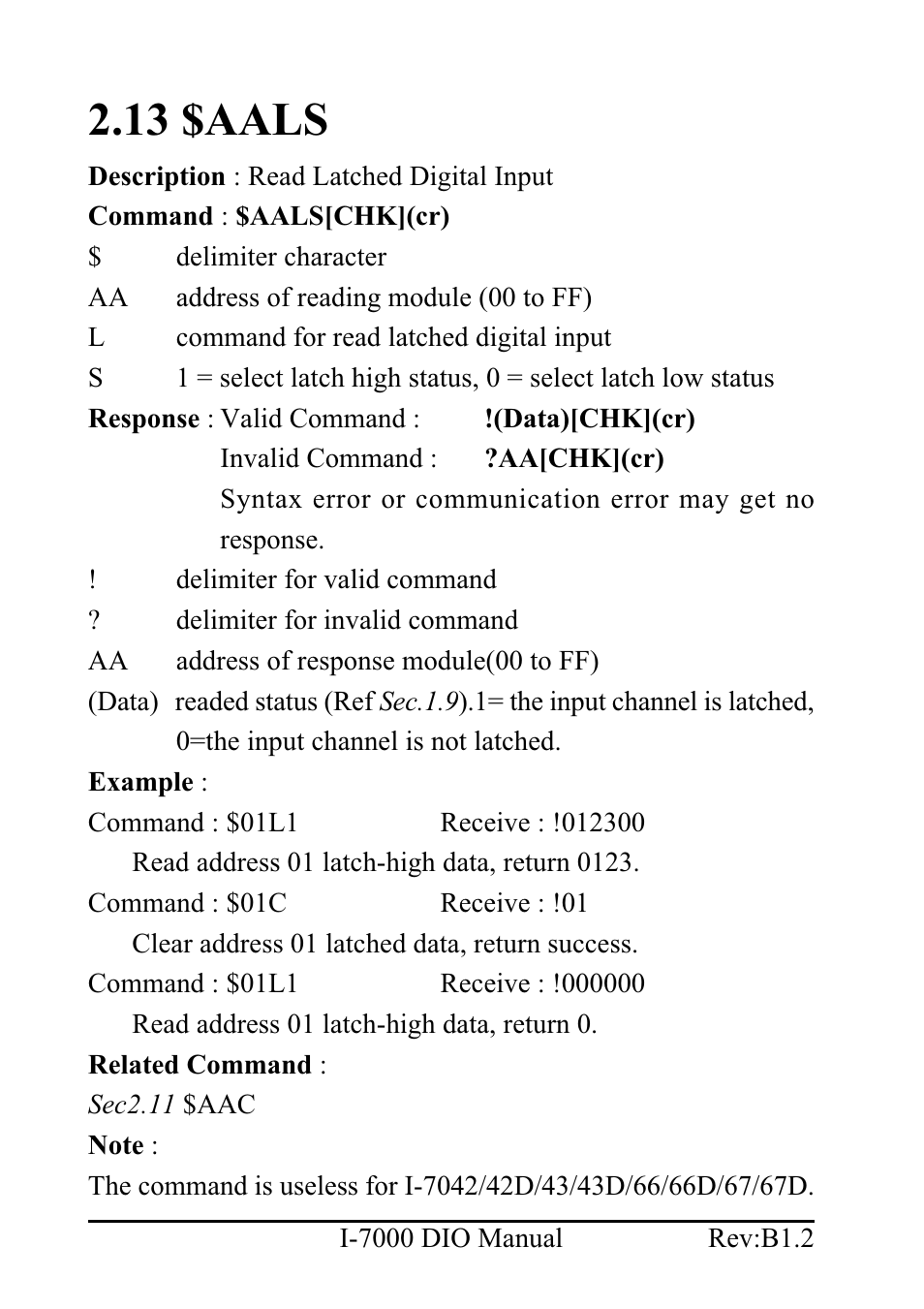 13 $aals | B&B Electronics I-7060 - Manual User Manual | Page 42 / 64