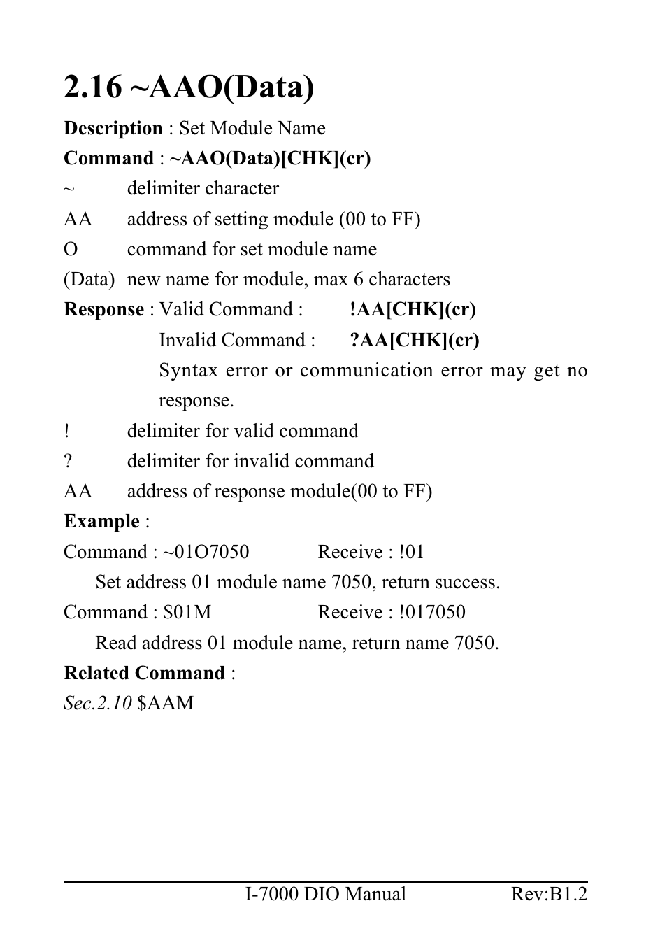 16 ~aao(data) | B&B Electronics I-7060 - Manual User Manual | Page 46 / 64