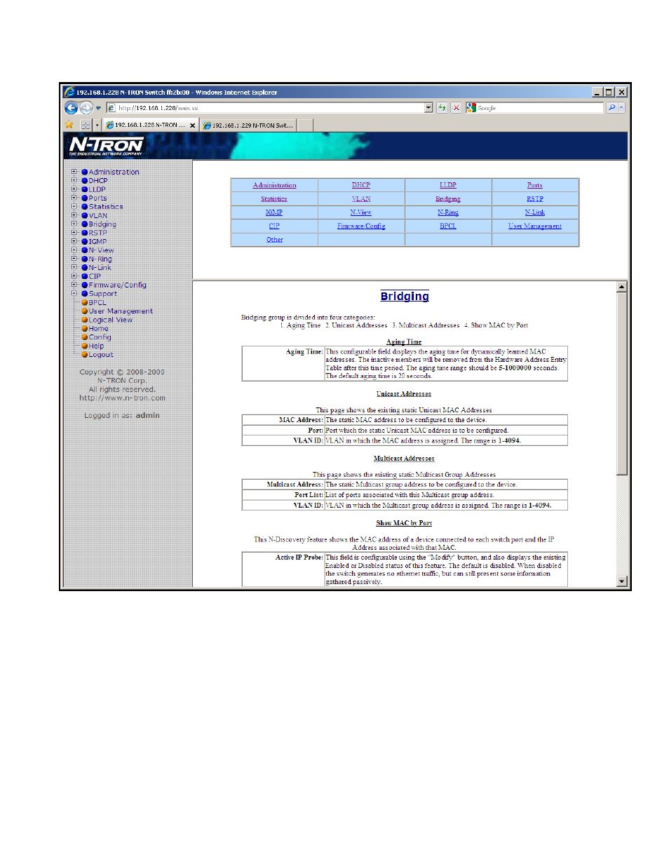 Help – bridging | B&B Electronics 714FX6-SC_ST - Manual User Manual | Page 116 / 154