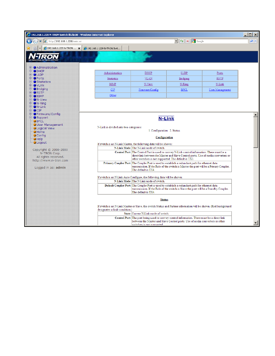 Help – n-link | B&B Electronics 714FX6-SC_ST - Manual User Manual | Page 121 / 154
