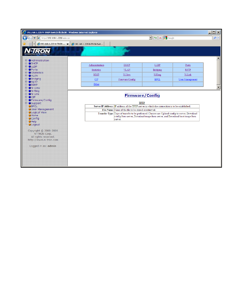 Help – firmware/config | B&B Electronics 714FX6-SC_ST - Manual User Manual | Page 123 / 154