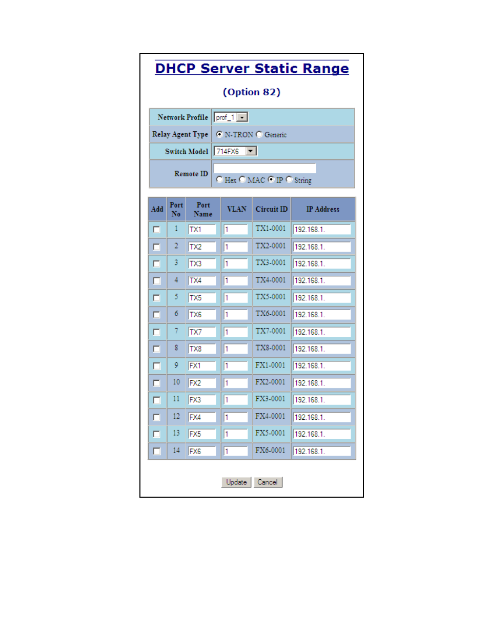 Dhcp – server – setup ip maps, continued | B&B Electronics 714FX6-SC_ST - Manual User Manual | Page 37 / 154