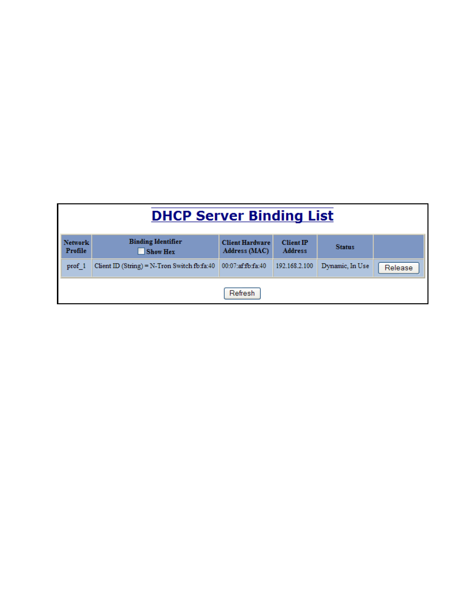 Dhcp – server – view bindings | B&B Electronics 714FX6-SC_ST - Manual User Manual | Page 40 / 154