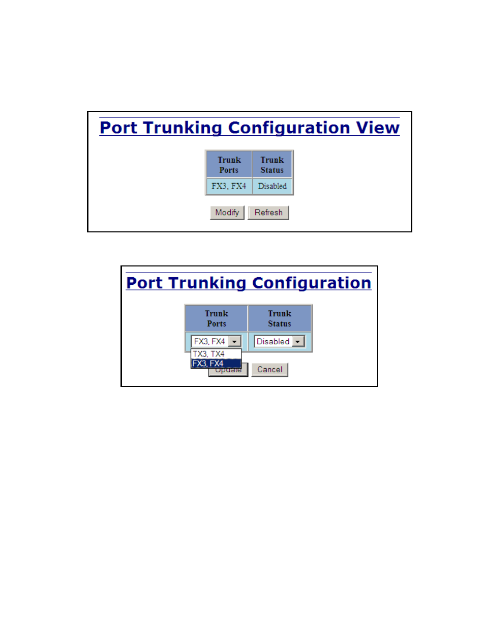 Ports – trunking | B&B Electronics 714FX6-SC_ST - Manual User Manual | Page 53 / 154