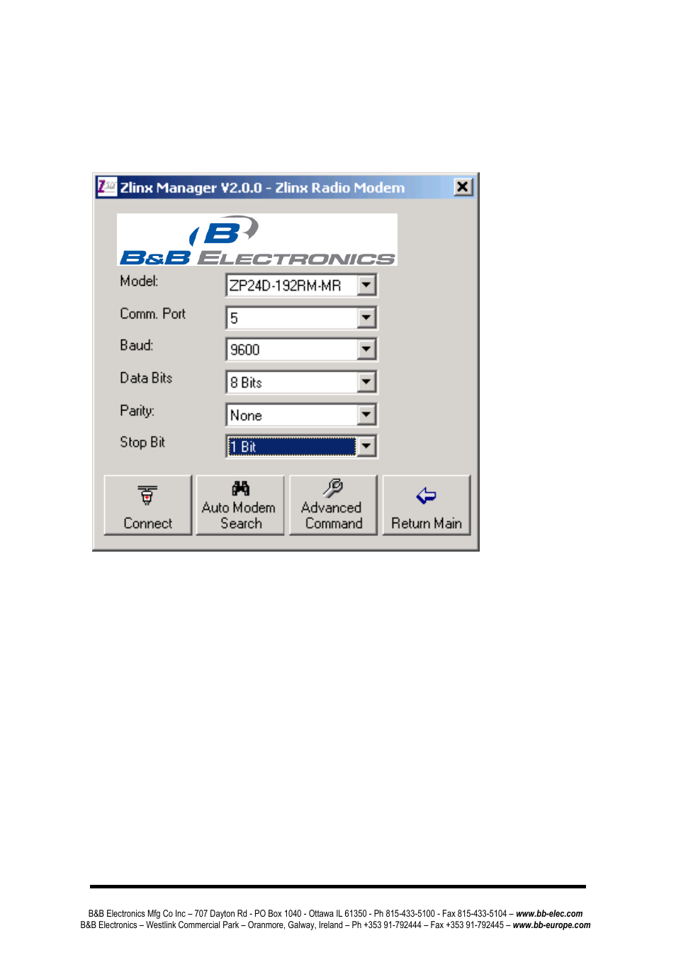 Onfiguration, On-line configuration | B&B Electronics ZP9D-115RM-LR - Manual User Manual | Page 12 / 54