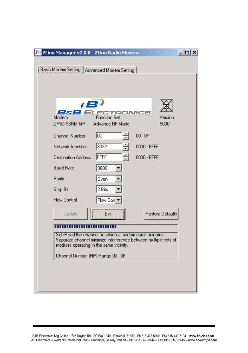 Click ok. the following screen will appear | B&B Electronics ZP9D-115RM-LR - Manual User Manual | Page 14 / 54