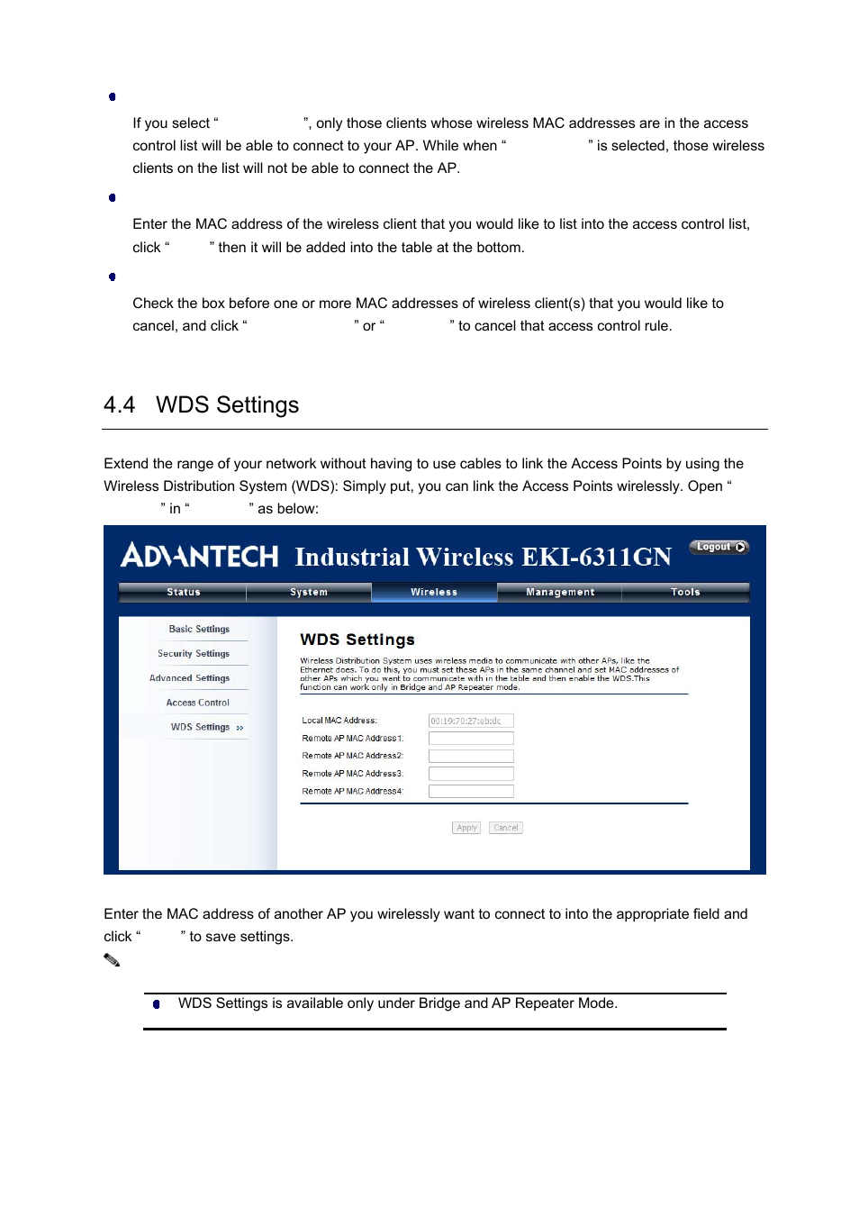 4 wds settings | B&B Electronics EKI-6311GN-EU - Manual User Manual | Page 39 / 56