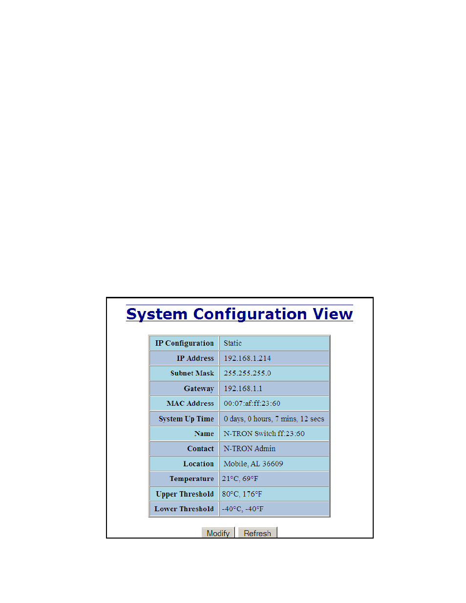 Administration – system | B&B Electronics 712FX4-SC_ST - Manual User Manual | Page 27 / 154
