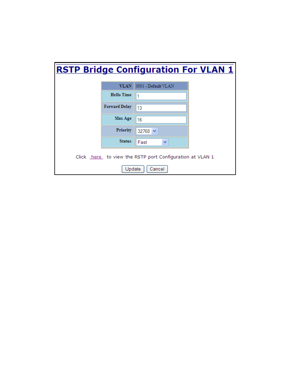 Rstp – configuration continued | B&B Electronics 712FX4-SC_ST - Manual User Manual | Page 68 / 154