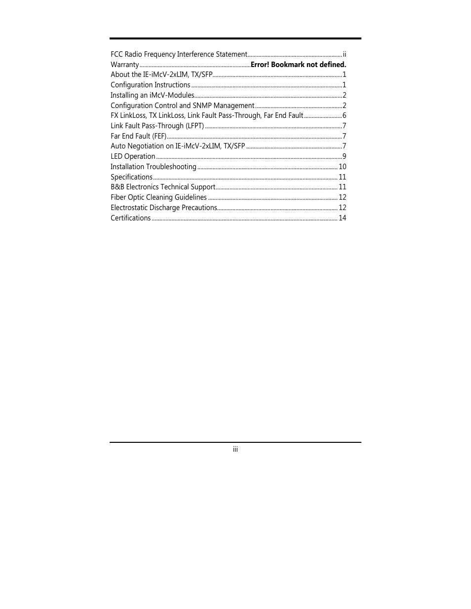 B&B Electronics 850-18610 - Manual User Manual | Page 3 / 18