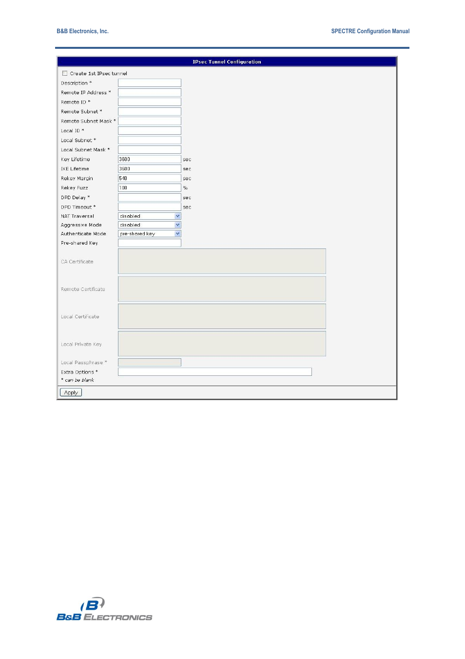B&B Electronics RT3G-300_310_320_330_340-W - Configuration Manual User Manual | Page 43 / 79