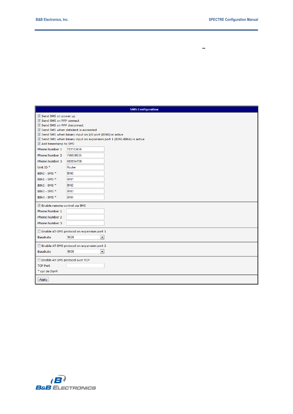 B&B Electronics RT3G-300_310_320_330_340-W - Configuration Manual User Manual | Page 61 / 79