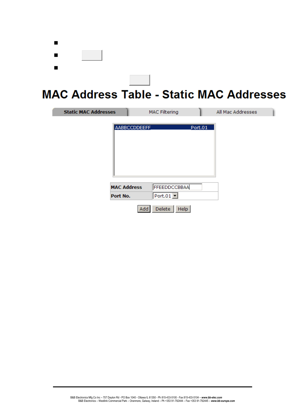 B&B Electronics EIR618-2SFP-T - Manual User Manual | Page 114 / 121