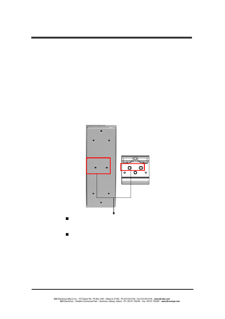 Mounting installation, Din-rail mounting | B&B Electronics EIR618-2SFP-T - Manual User Manual | Page 25 / 121