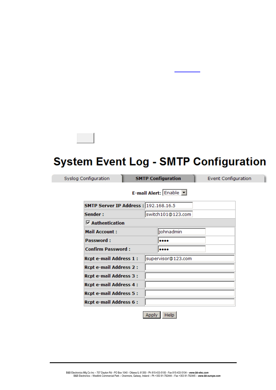 B&B Electronics EIR618-2SFP-T - Manual User Manual | Page 68 / 121