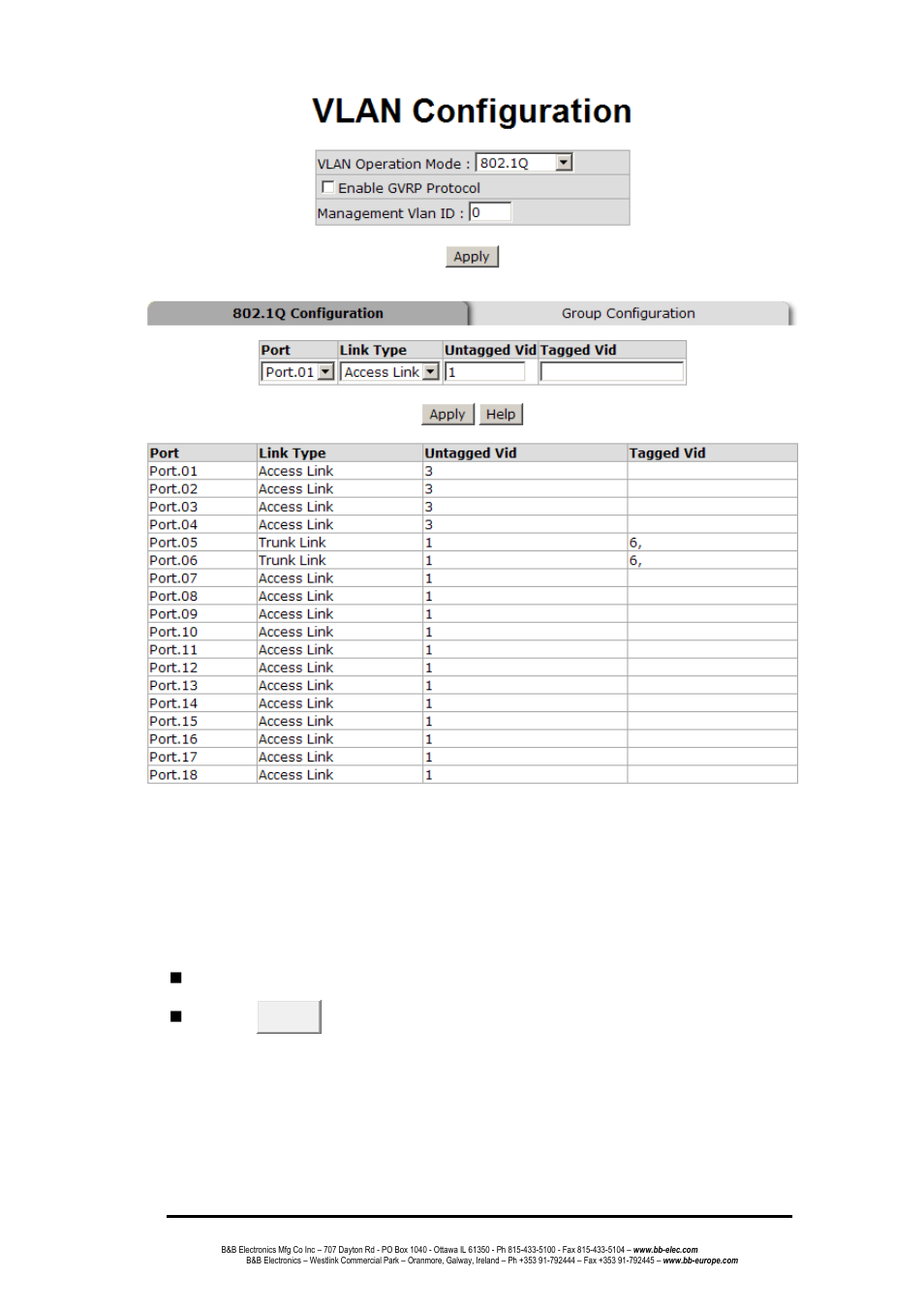 Group configuration | B&B Electronics EIR618-2SFP-T - Manual User Manual | Page 92 / 121