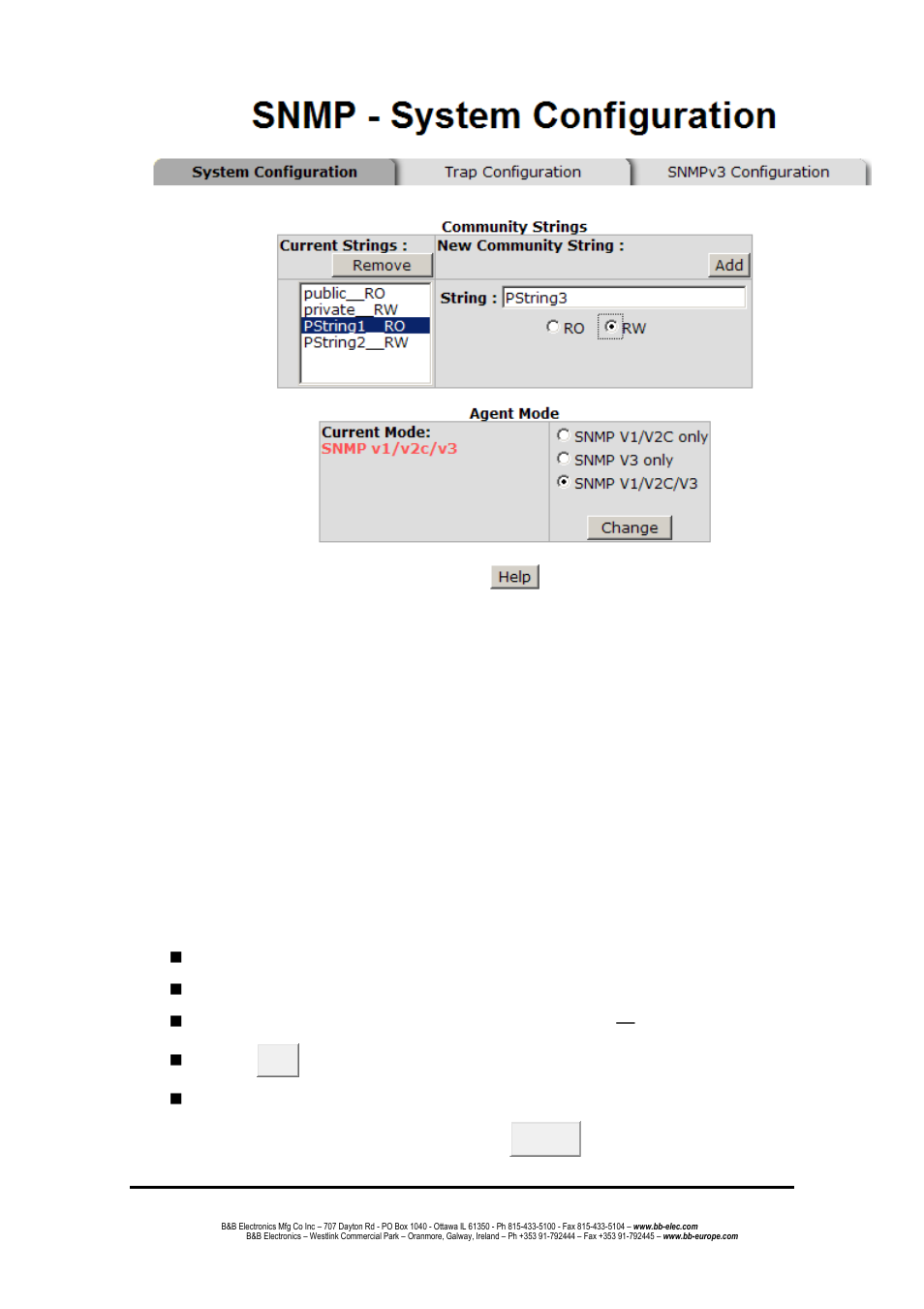 Trap configuration | B&B Electronics EIR618-2SFP-T - Manual User Manual | Page 99 / 121