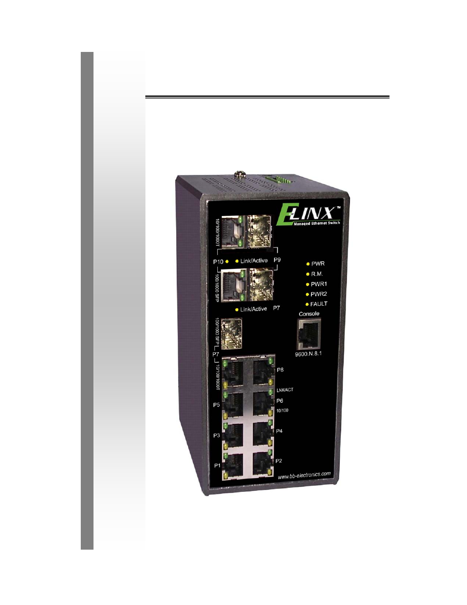 Eight port managed industrial ethernet switches, User manual | B&B Electronics EIR610-3SFP-T - Manual User Manual | Page 2 / 107