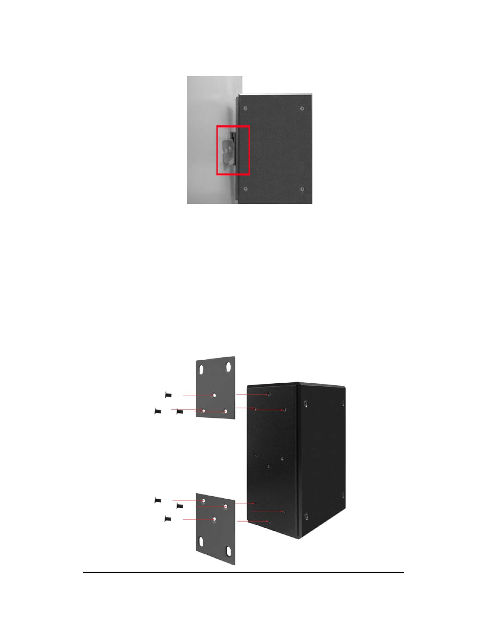 Panel mounting | B&B Electronics EIR610-3SFP-T - Manual User Manual | Page 23 / 107