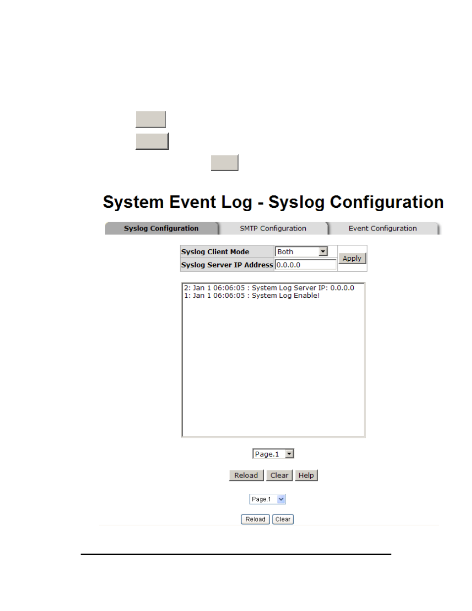 System event log – syslog configuration | B&B Electronics EIR610-3SFP-T - Manual User Manual | Page 61 / 107