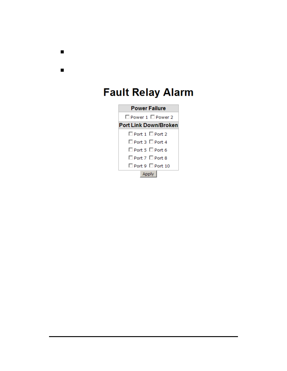 Fault relay alarm, Sntp configuration | B&B Electronics EIR610-3SFP-T - Manual User Manual | Page 65 / 107