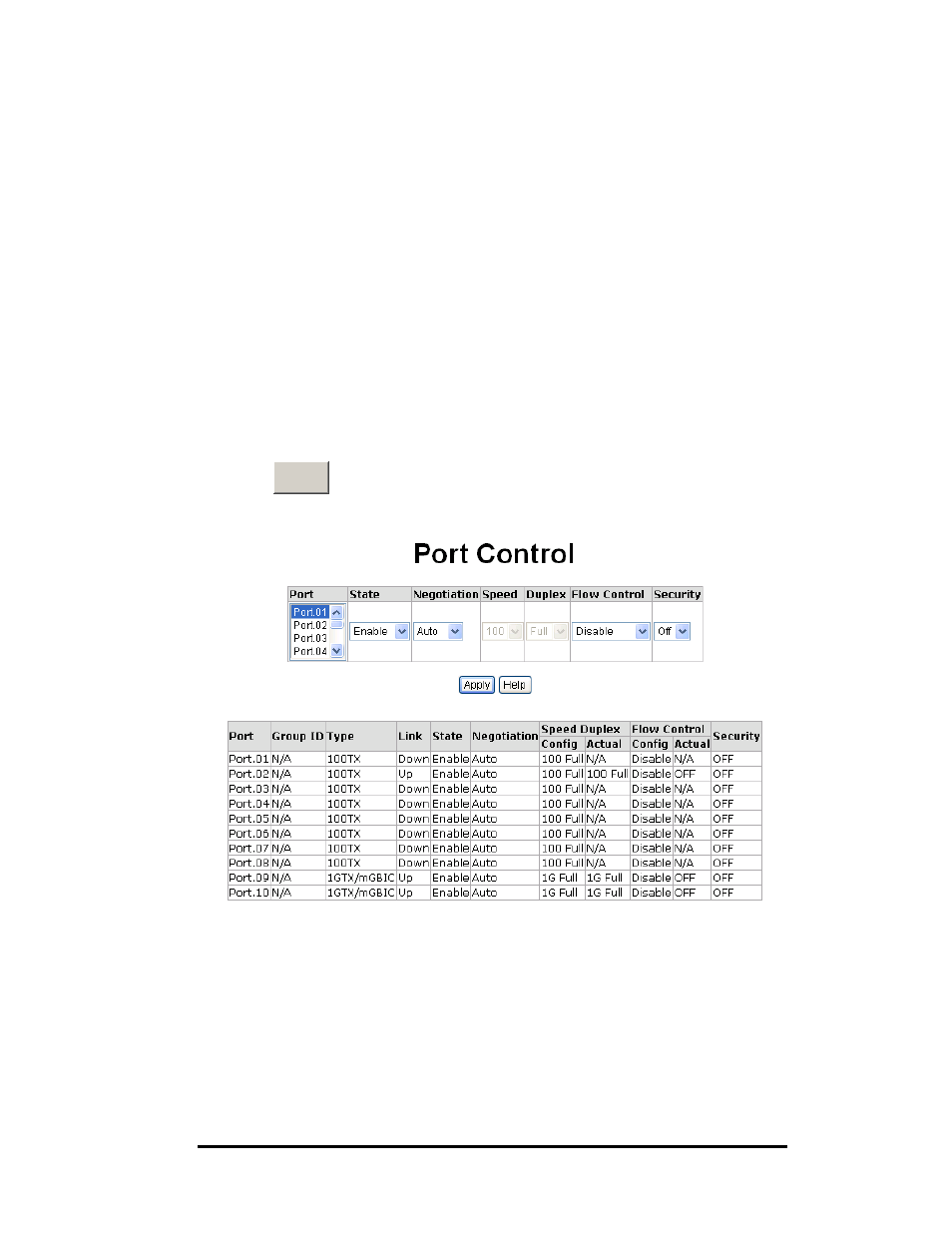 Port control | B&B Electronics EIR610-3SFP-T - Manual User Manual | Page 72 / 107