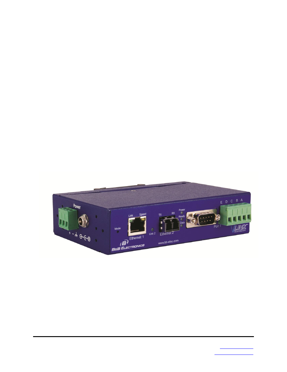 B&B Electronics MESR321_SL_ML - Manual User Manual | 70 pages