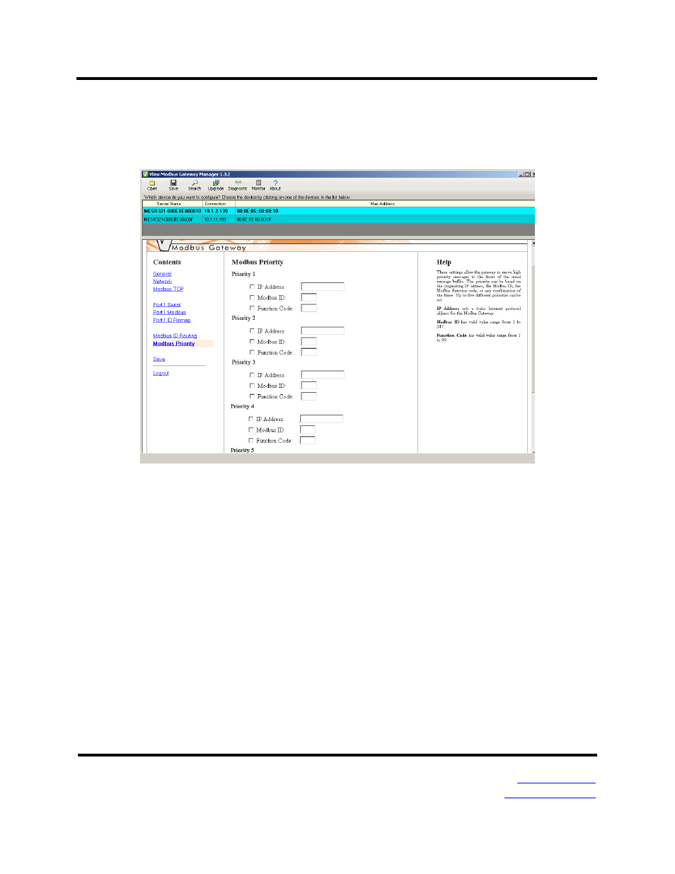 Access modbus priority and configure as necessary | B&B Electronics MESR321_SL_ML - Manual User Manual | Page 53 / 70