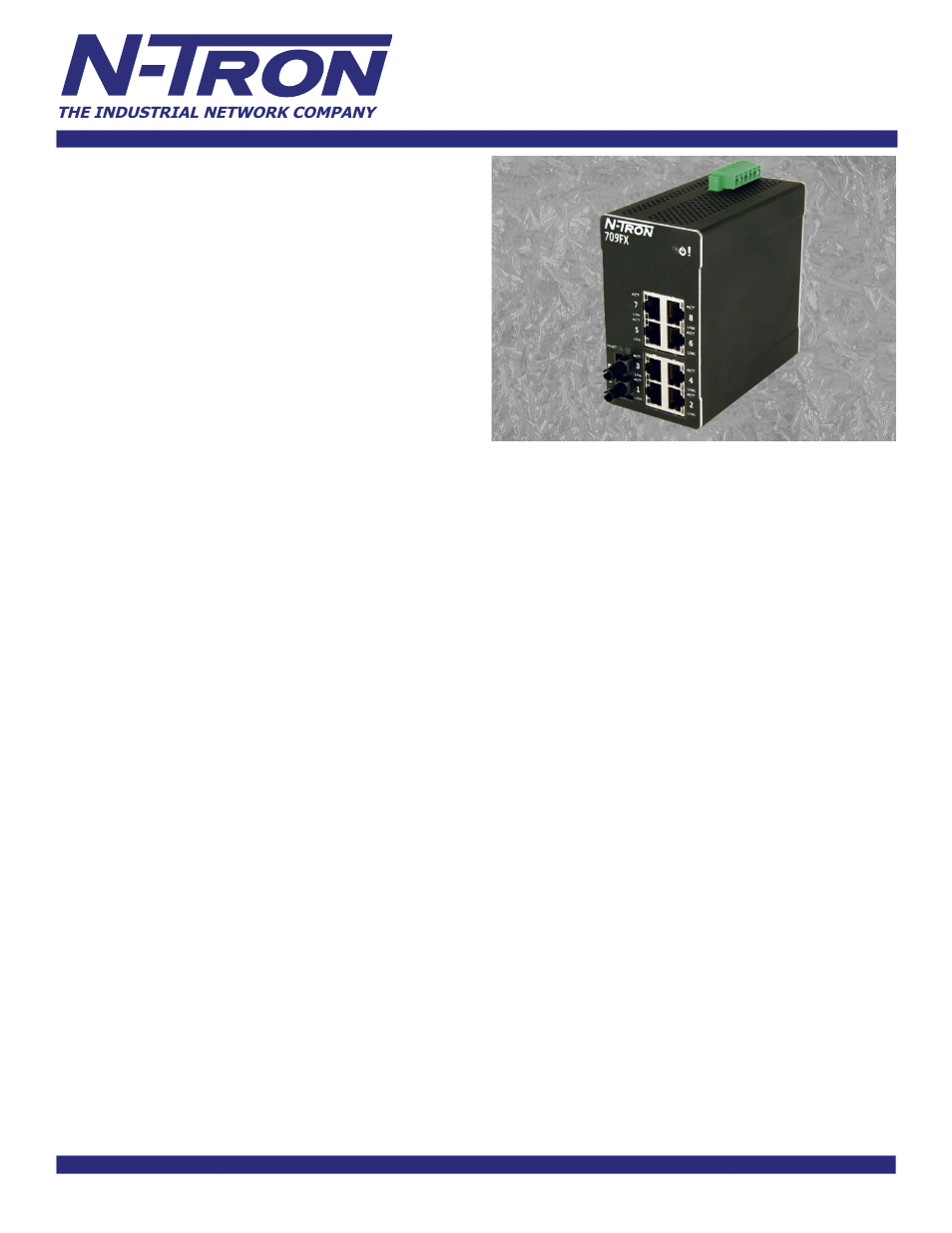 B&B Electronics 709FXE-ST-15 - Datasheet User Manual | 3 pages