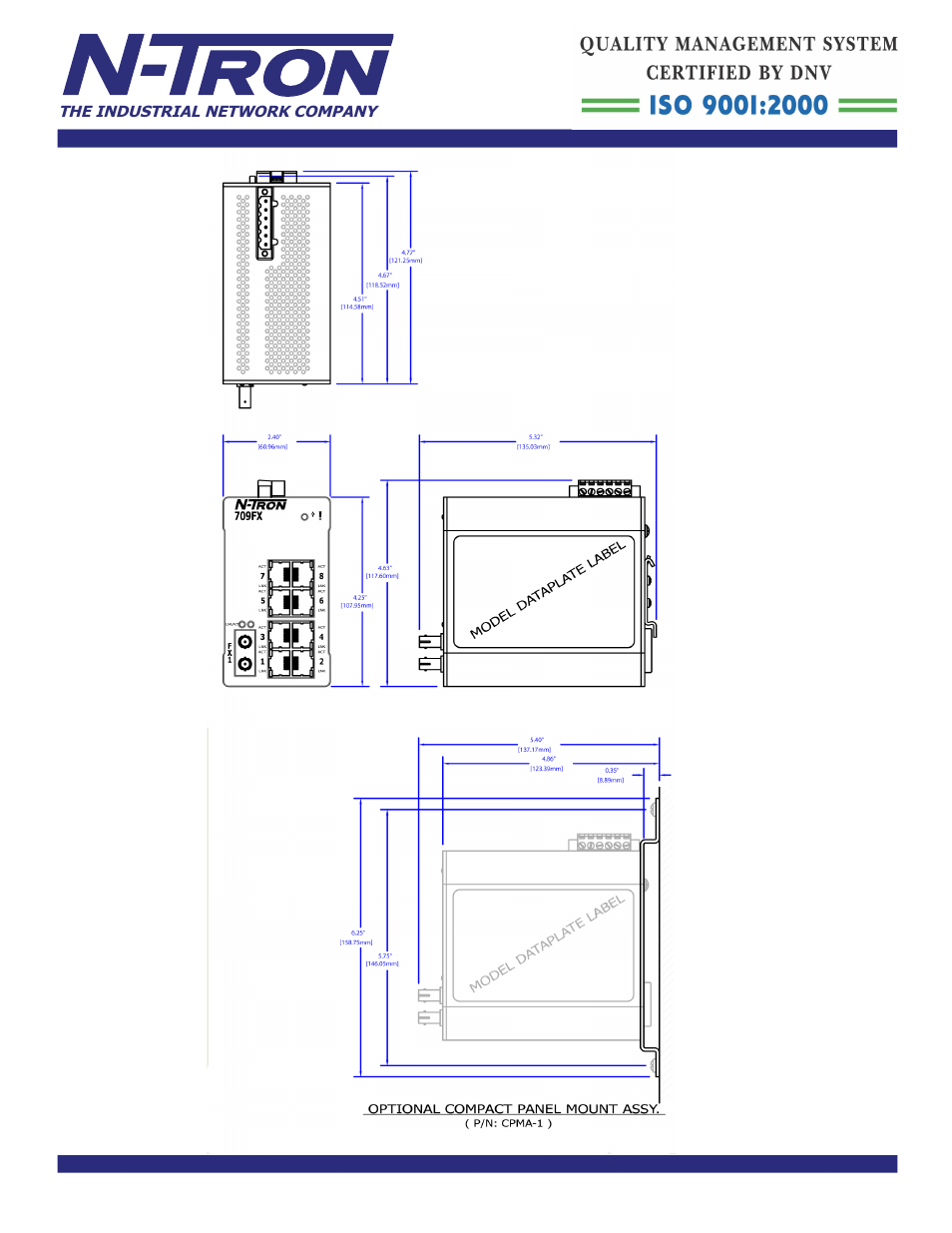 B&B Electronics 709FXE-ST-15 - Datasheet User Manual | Page 3 / 3