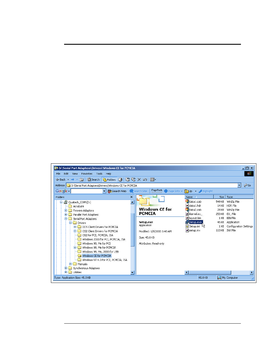 Windows ce | B&B Electronics SPP-100 - Manual User Manual | Page 43 / 59