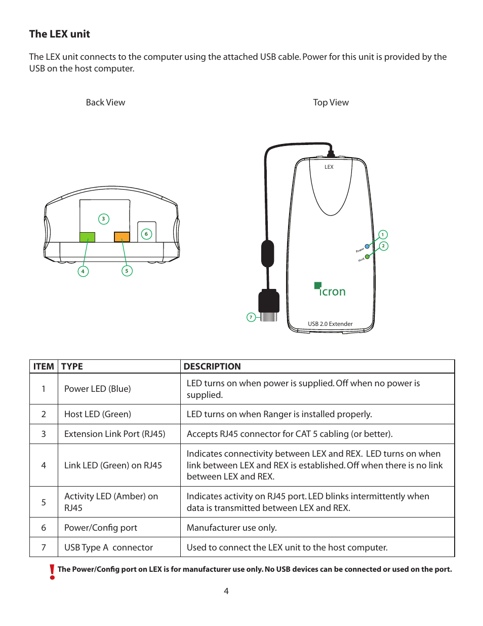 The lex unit | B&B Electronics 00-00234 - Manual User Manual | Page 5 / 16