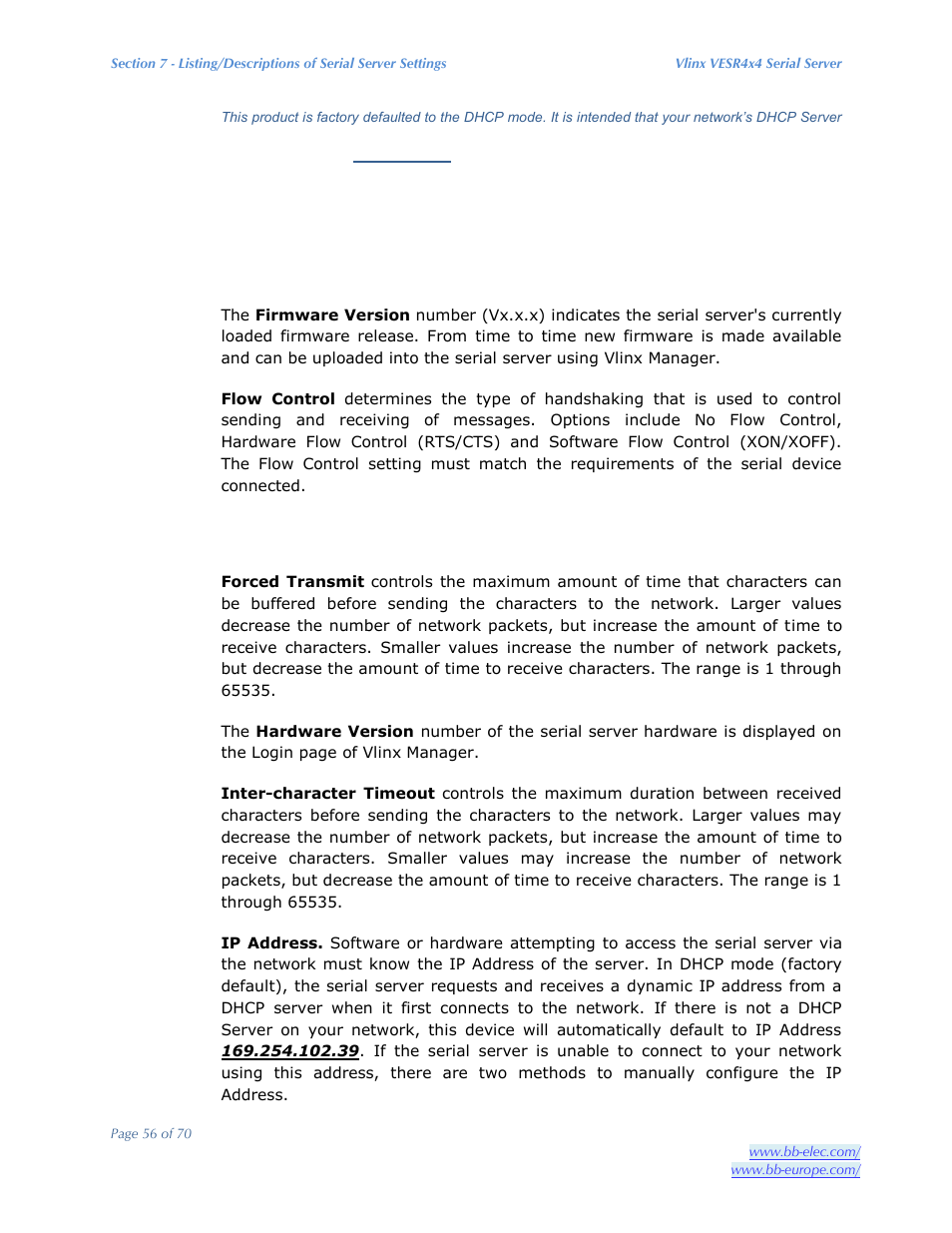 B&B Electronics VESR4X4 - Manual User Manual | Page 56 / 70