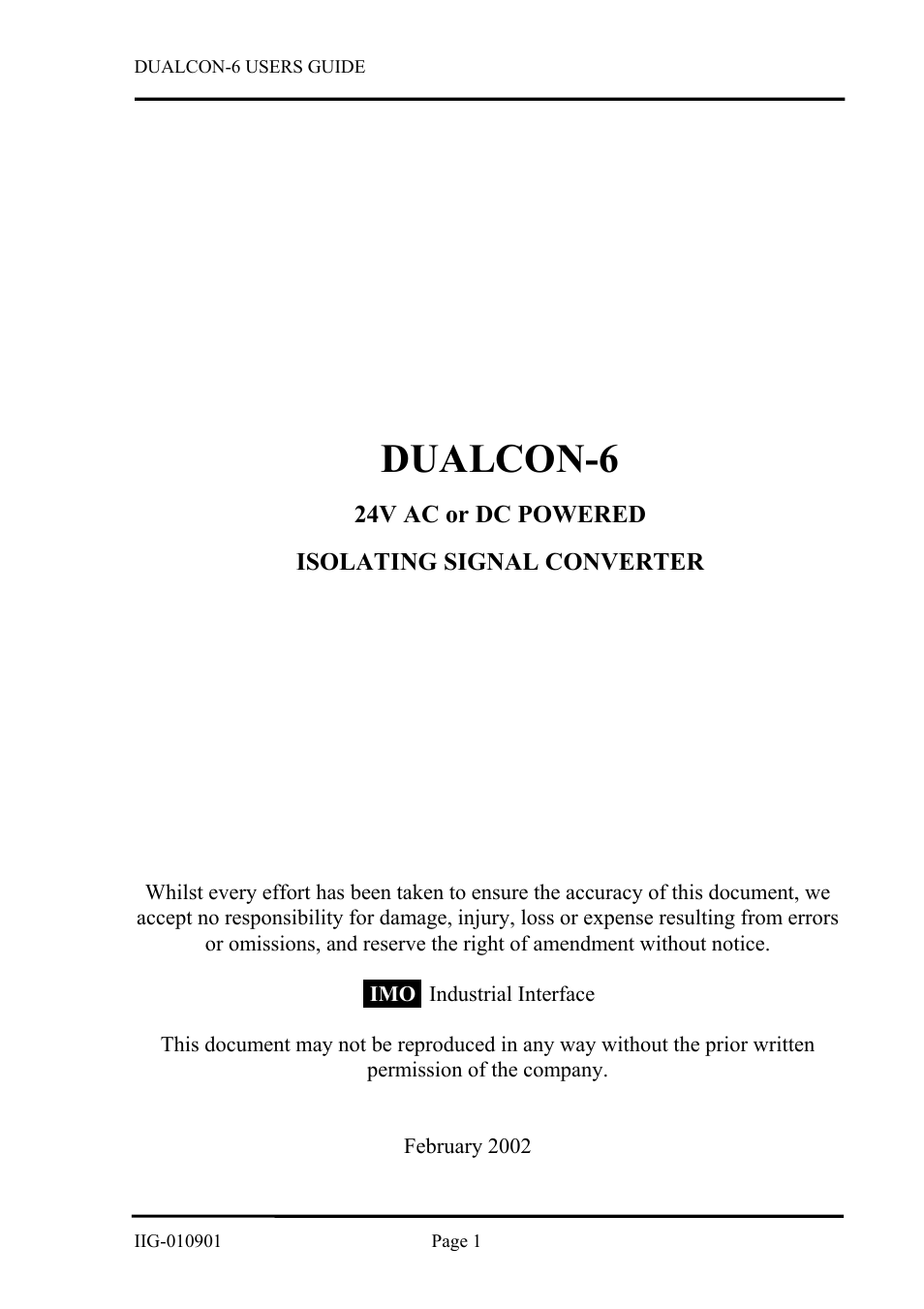 B&B Electronics DUALCON-6 - Datasheet User Manual | 16 pages