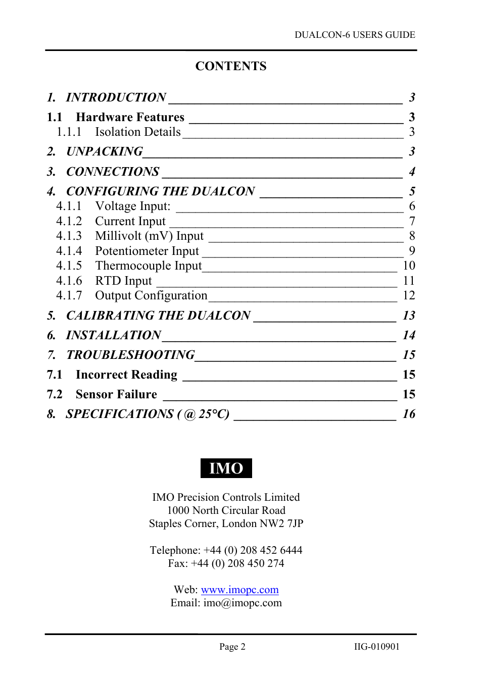 B&B Electronics DUALCON-6 - Datasheet User Manual | Page 2 / 16