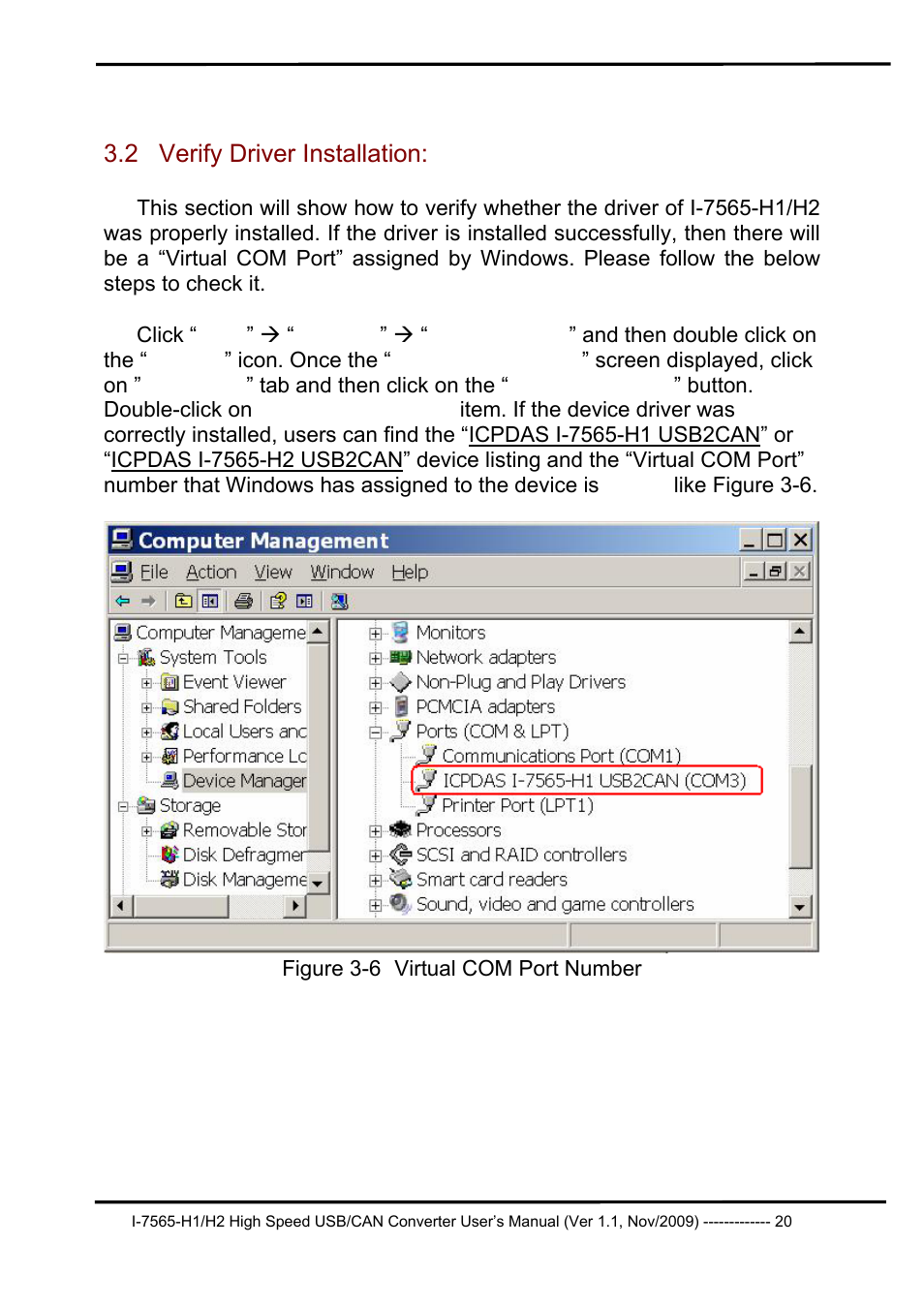 2 verify driver installation, Verify driver installation | B&B Electronics I-7565-H2 - Manual User Manual | Page 20 / 70