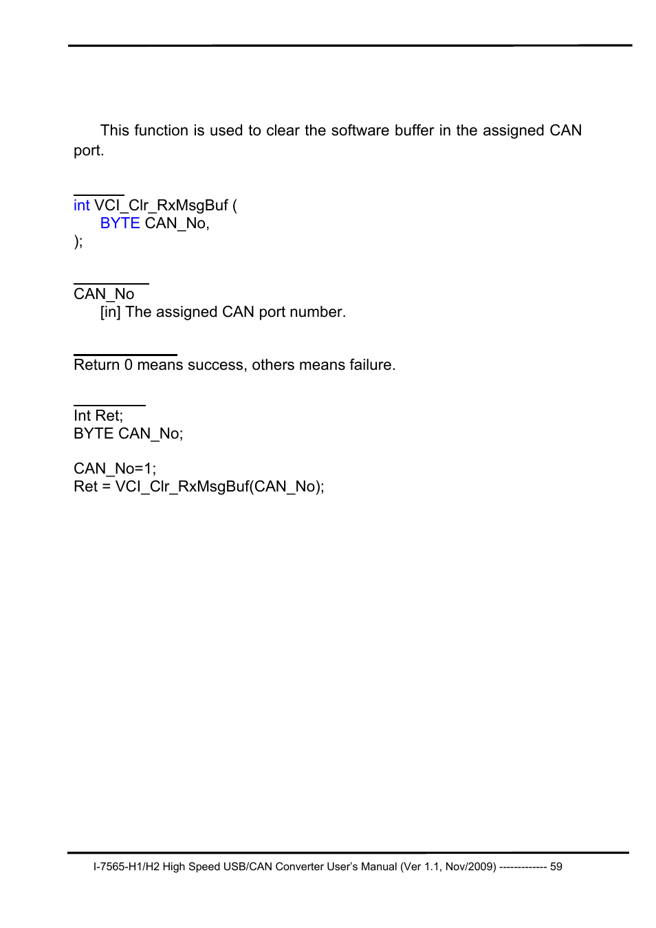 3 vci_clr_rxmsgbuf, Vci_clr_rxmsgbuf | B&B Electronics I-7565-H2 - Manual User Manual | Page 59 / 70