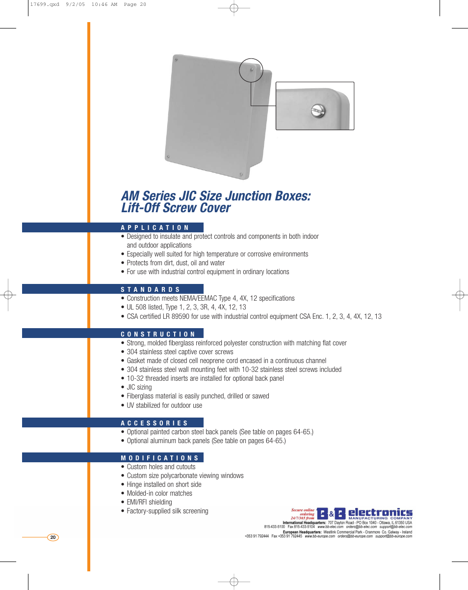 B&B Electronics AM2068 - Datasheet User Manual | 34 pages