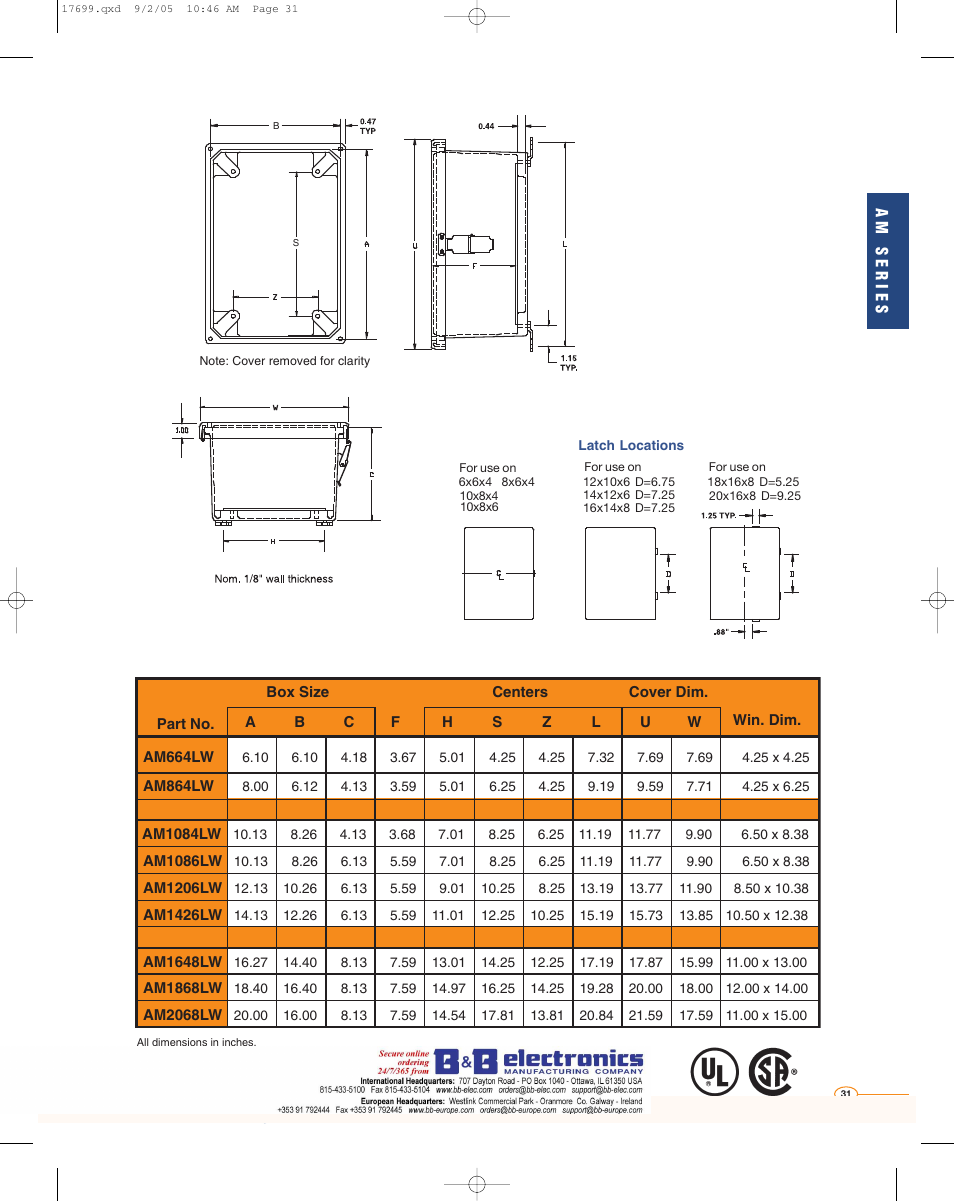 B&B Electronics AM2068 - Datasheet User Manual | Page 12 / 34
