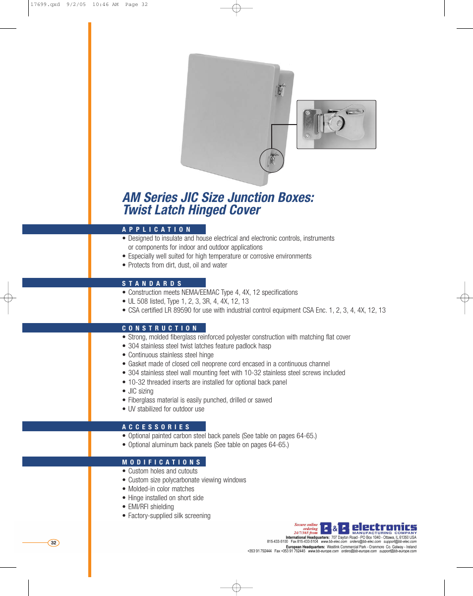 B&B Electronics AM2068 - Datasheet User Manual | Page 13 / 34