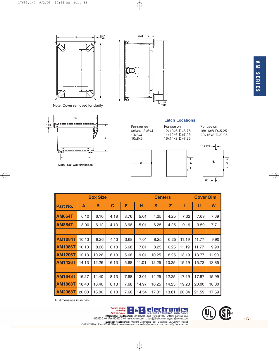 B&B Electronics AM2068 - Datasheet User Manual | Page 14 / 34