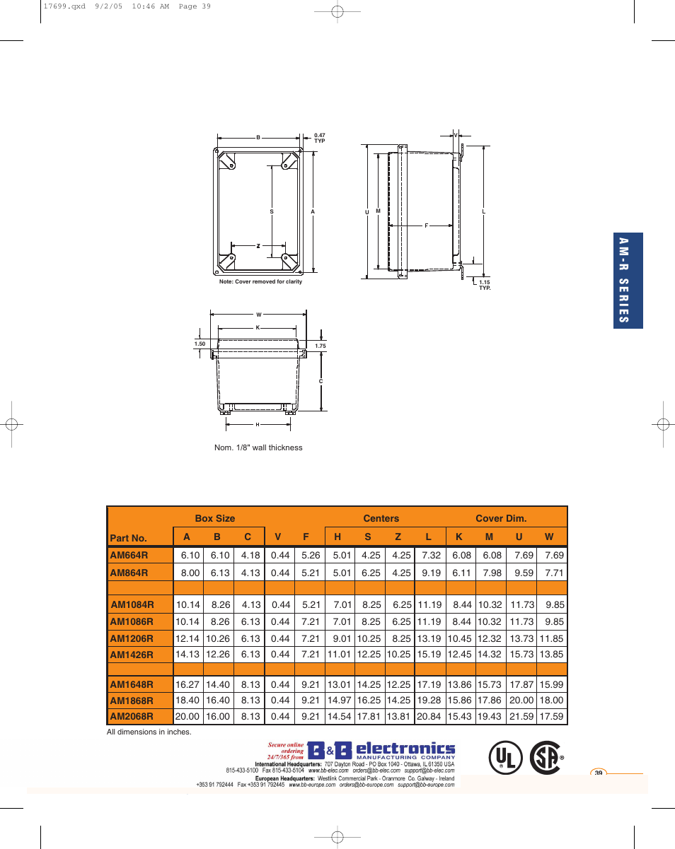 B&B Electronics AM2068 - Datasheet User Manual | Page 20 / 34
