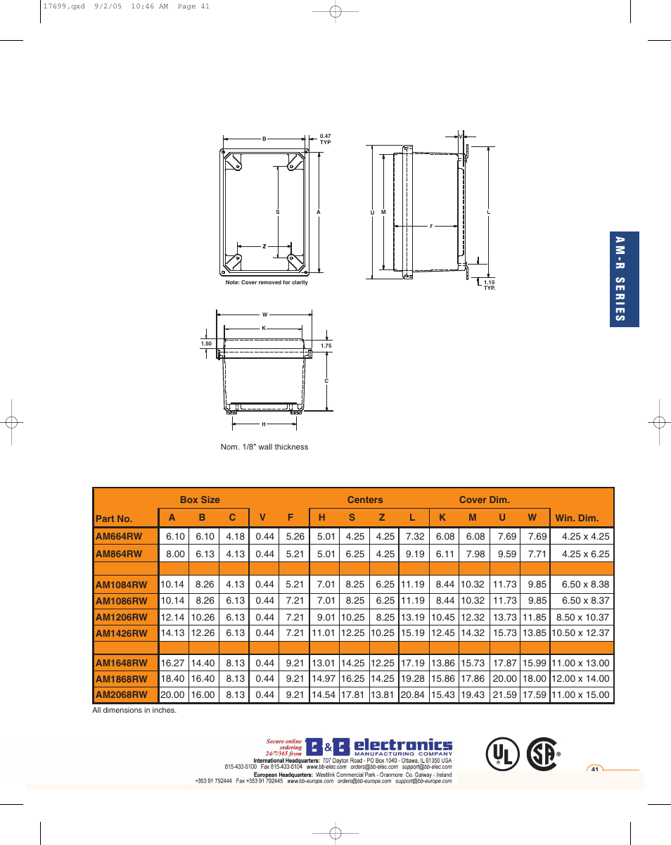 B&B Electronics AM2068 - Datasheet User Manual | Page 22 / 34